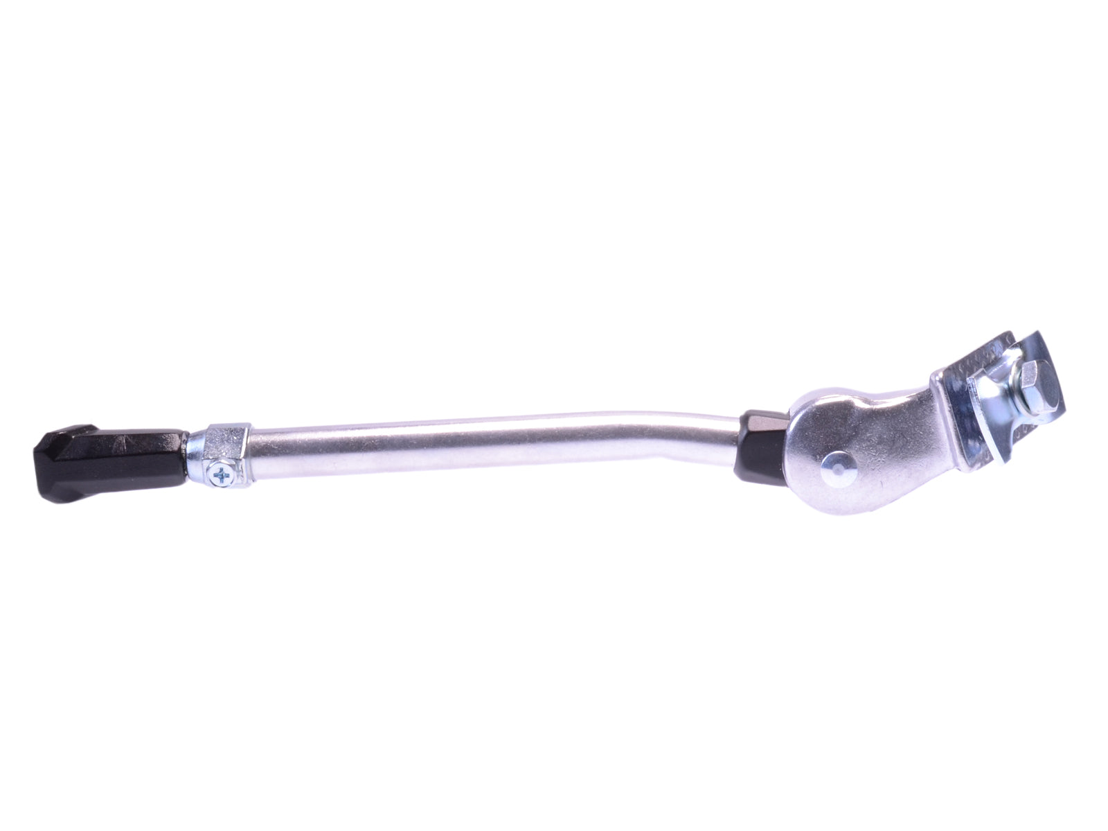 Simson Zijstandaard verstelbaar Simson met 30mm brede plaat zilver