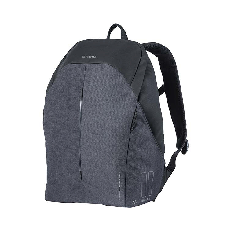 Basil B-Safe Backpack Nordlicht - bicycle backpack 18L, unisex, granite black