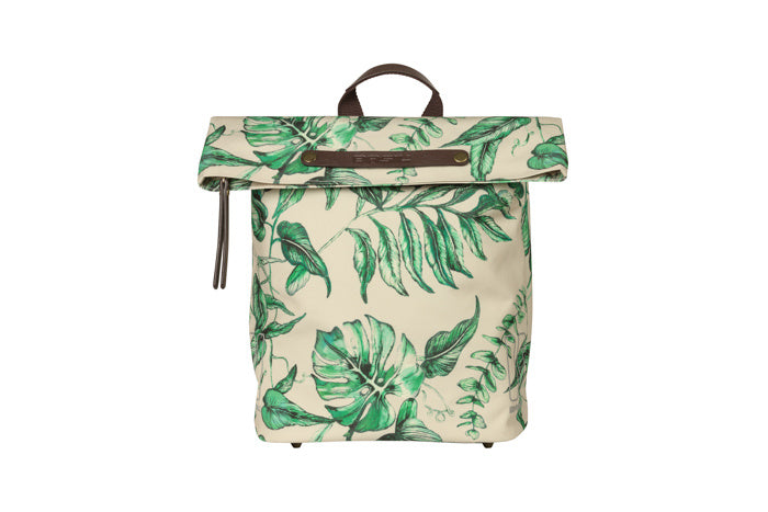 Basil Ever-Green Double Pannier - sustainable, trendy, green, 14-18L