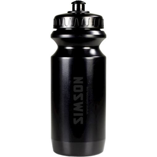 Simson Water Bottle black 600ml packaged