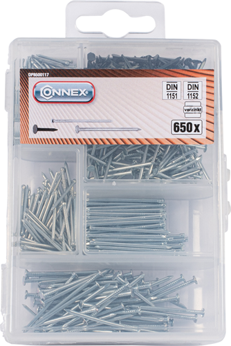 Connex assortiment nagels-stiften 650-dlg - dp8500117