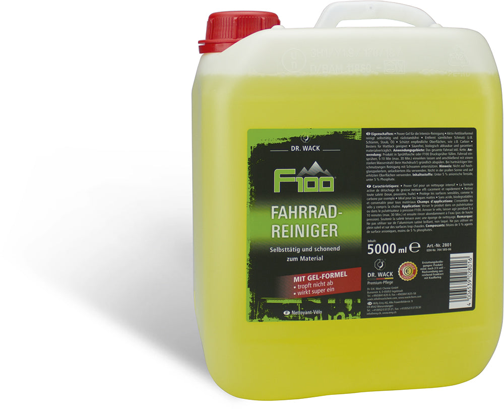 Dr. wack f100 bicycle cleaner 5 liter refill canister