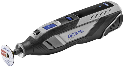 Dremel 8250-5 65 platinum+ - multitool - inclusief 2x 12v 2.0 ah accu - 65 accessoires - detailhandgreep - lijn-en circkelgeleider - bewerkingsplatform - comfort guard hulpstuk - frees hulpstuk - lader -