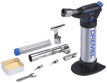Dremel versaflame 2200jd |model 2200-5 | katalysator + 2 x soldeertip + vlamverlengstuk - f0132200jd