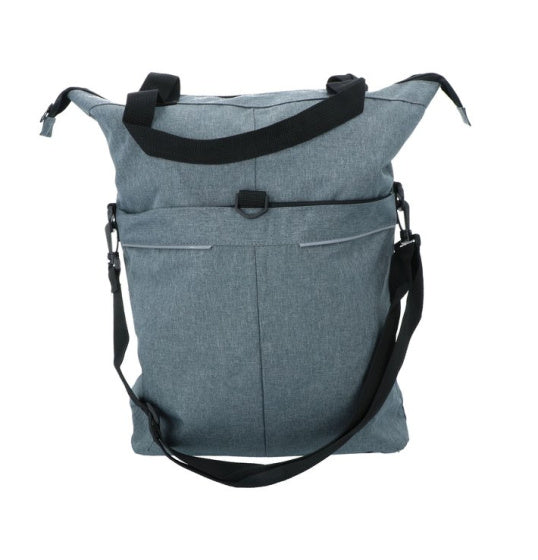 Dresco enkele fietstas en shopper 18 liter grijs