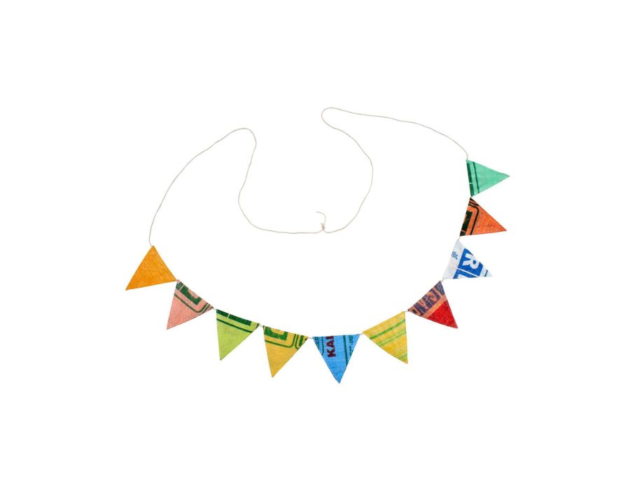 Fairzone vlaggetjeslijn - driehoekvorm - 3m