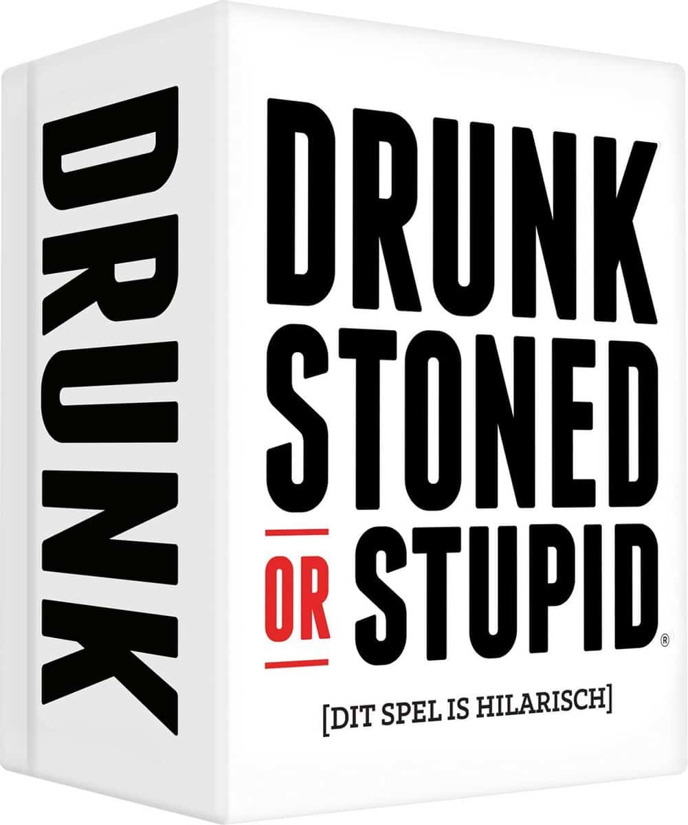 Asmodee drunk, stoned or stupid, een partyspel voor jou en je domme vrienden