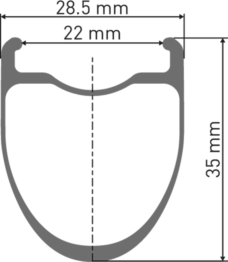 Dt swiss erc 1100 dicut wts 35 28 cl carbon front wheel
