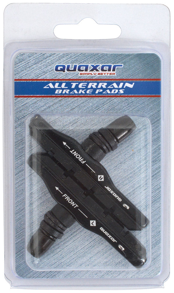 Quaxar 72mm cartridge brake shoes for shimano black