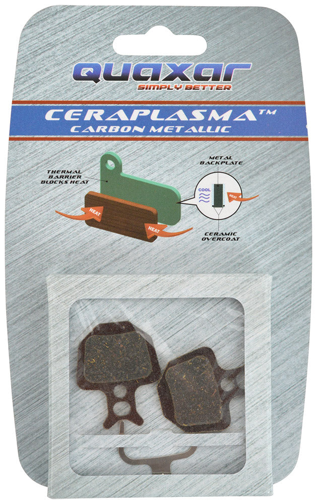 Quaxar semi-metallic disc brake pads for formula oro k18 k24
