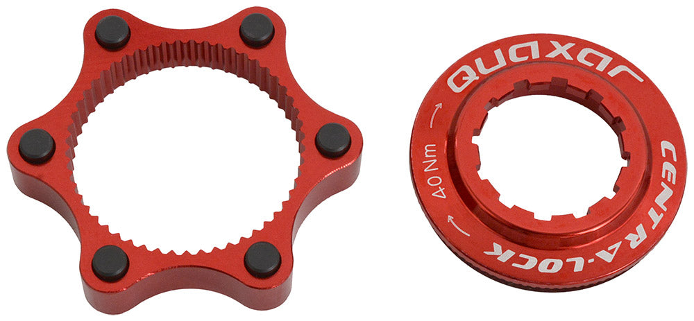 Quaxar cnc centerlock adapter | gold