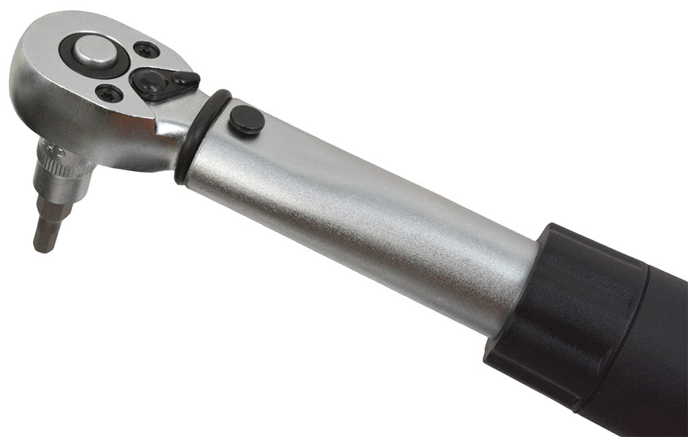 Radon torque wrench 1 4 2-24 nm + 9-piece bit-selection