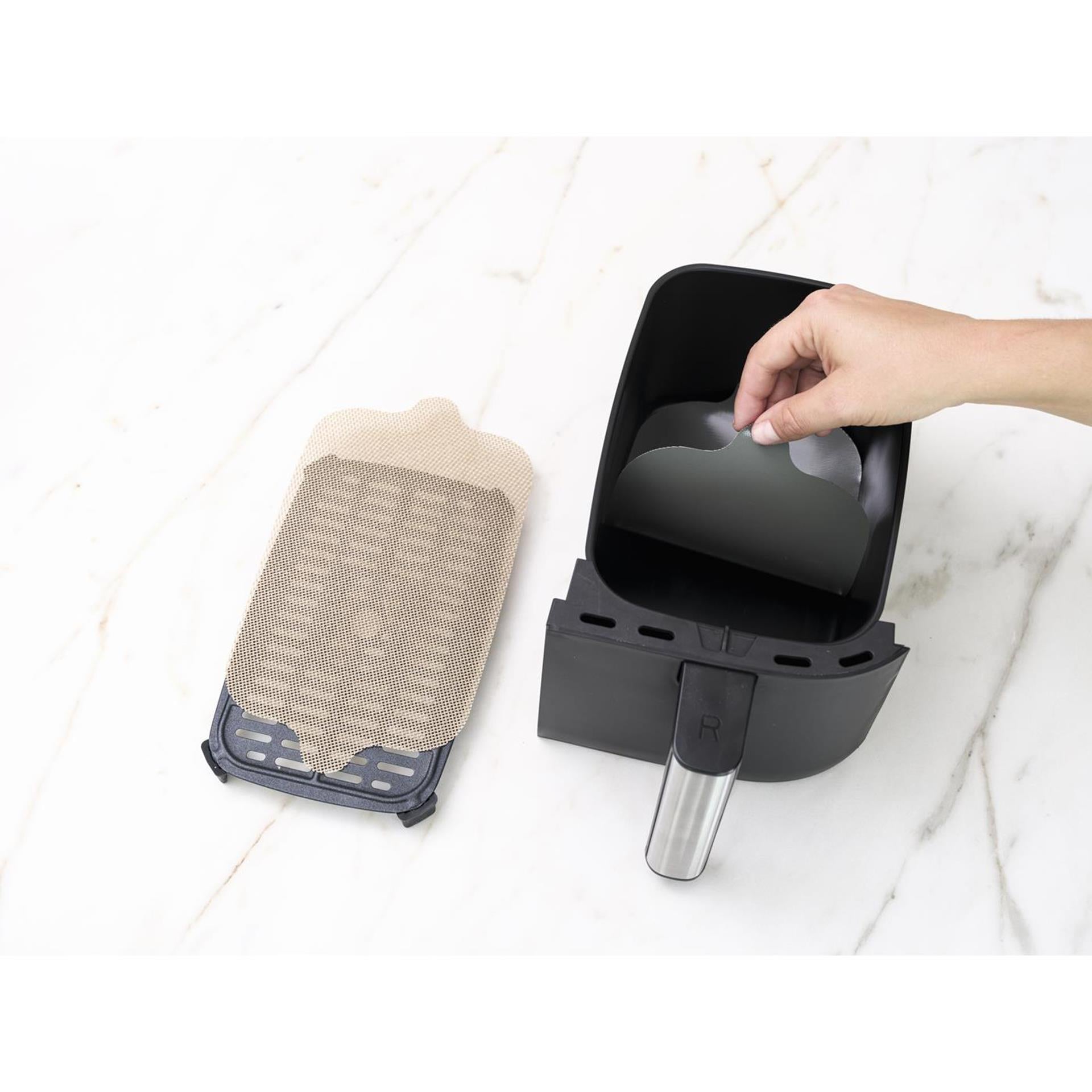 Nostik beschermfolie dubbele airfryer set van 4