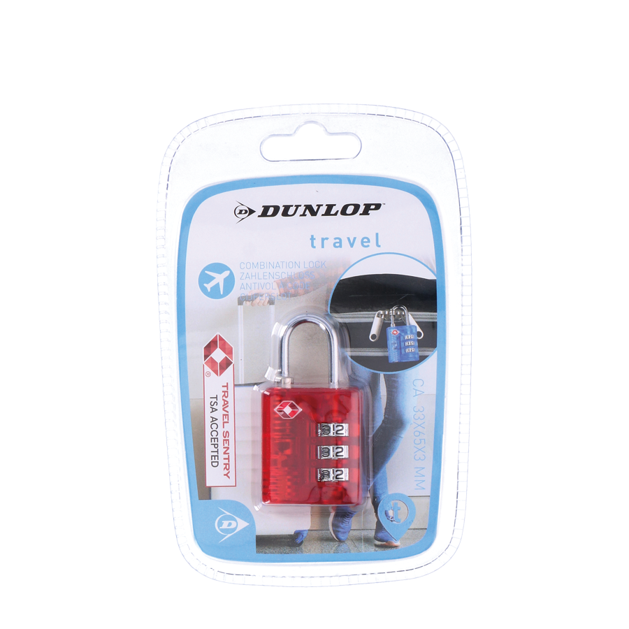 Dunlop cijferslot rood