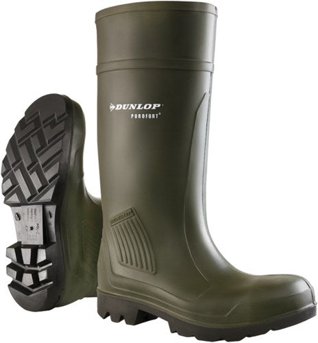 Dunlop d460933 purofort professional (onbeveiligd) | donkergroen | maat 39 - 15.032.038.39