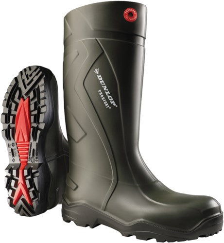 Dunlop d760933 purofort+ (onbeveiligd) groen - maat 39 - 15.032.043.39