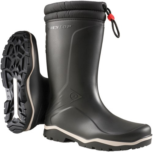 Dunlop k400061 blizzard gevoerde winterlaars pvc zwart - maat 46 - 15.032.076.46