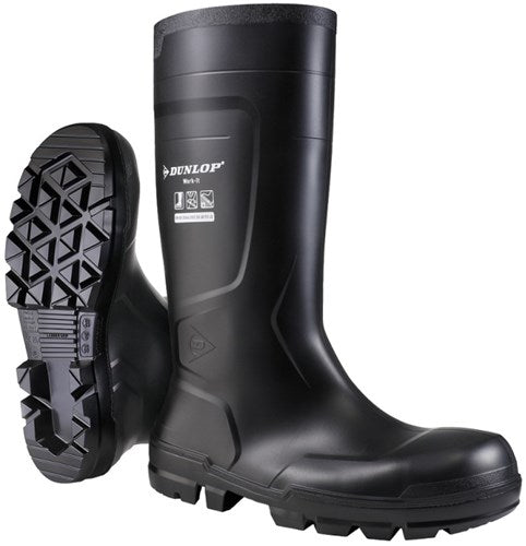 Dunlop nb2hd01 work it pvc laars s5 | zwart | maat 50 - 8713197371953