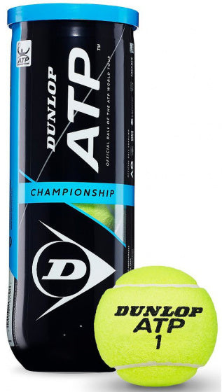 tennisbal ATP Championship rubber vilt geel 3 stuks