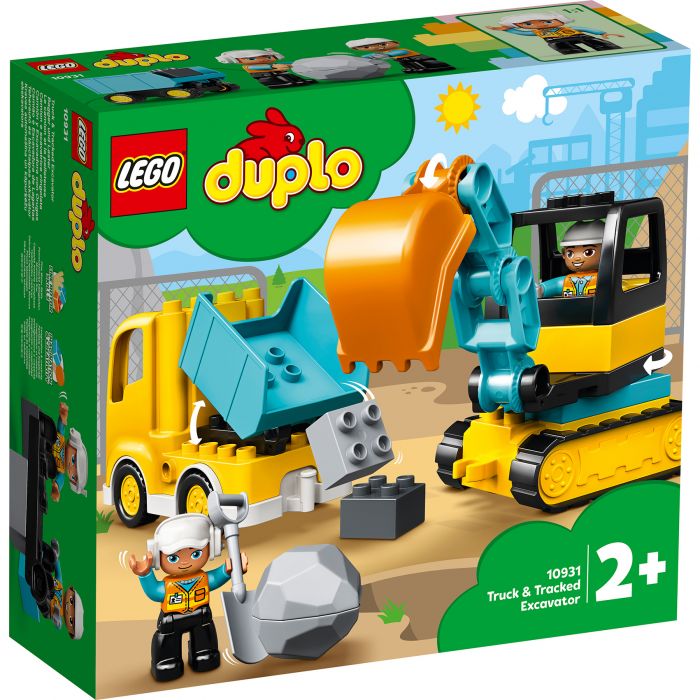 Lego duplo truck tracked excavator 10931