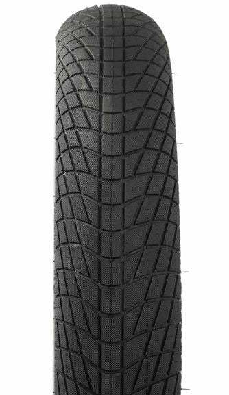 Urbanproof buitenband voor fatbikes urban proof fattyre scheermes normaal 20 x 4.00 100-406 mm - zwart