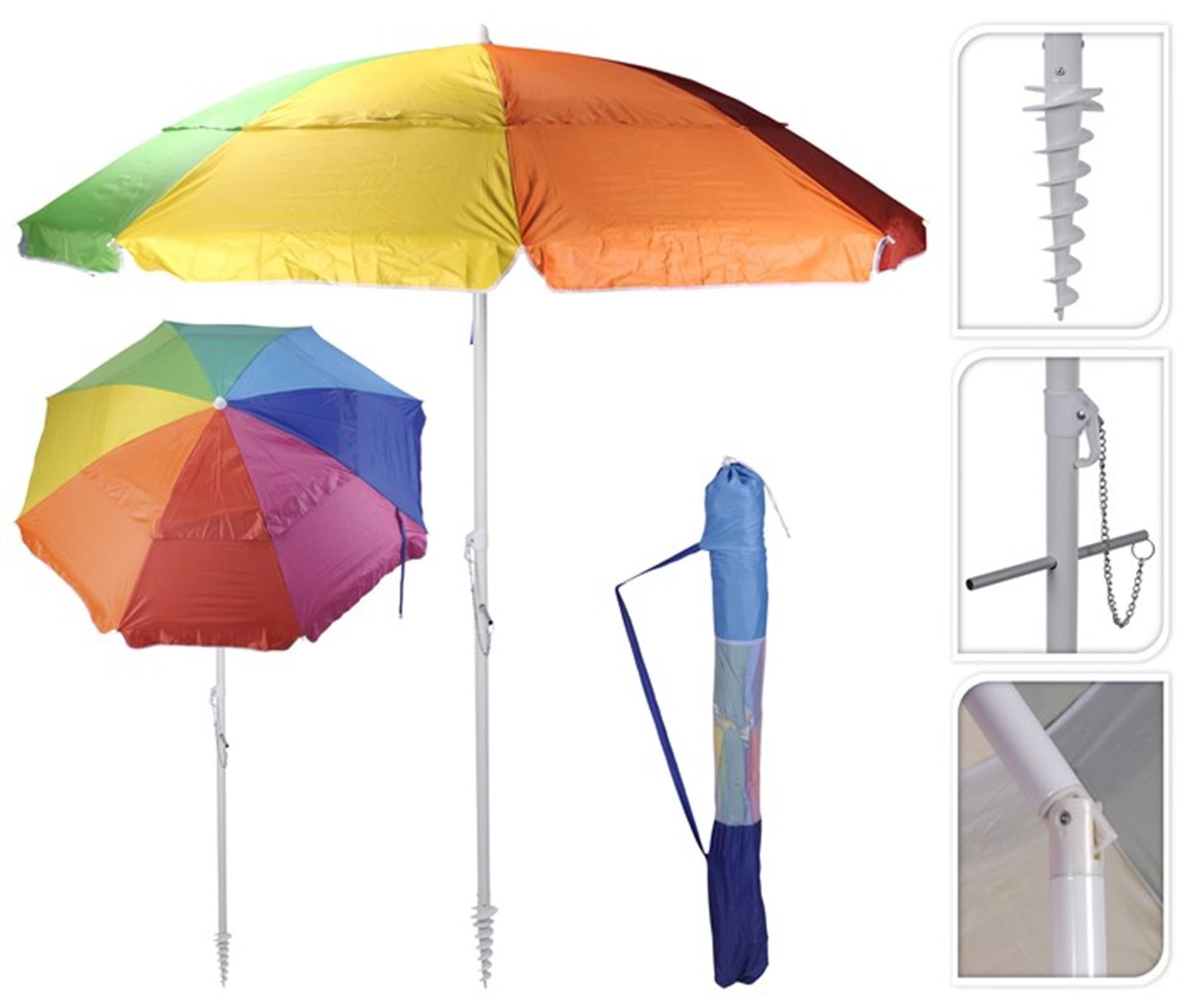 Bbq strandparasol 220cm