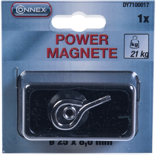 Connex magneet neodym oog d25 21kg - dy7100017
