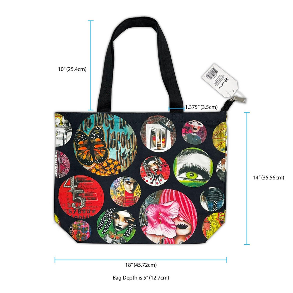 Ranger ink ranger • dylusions zipper tote bag