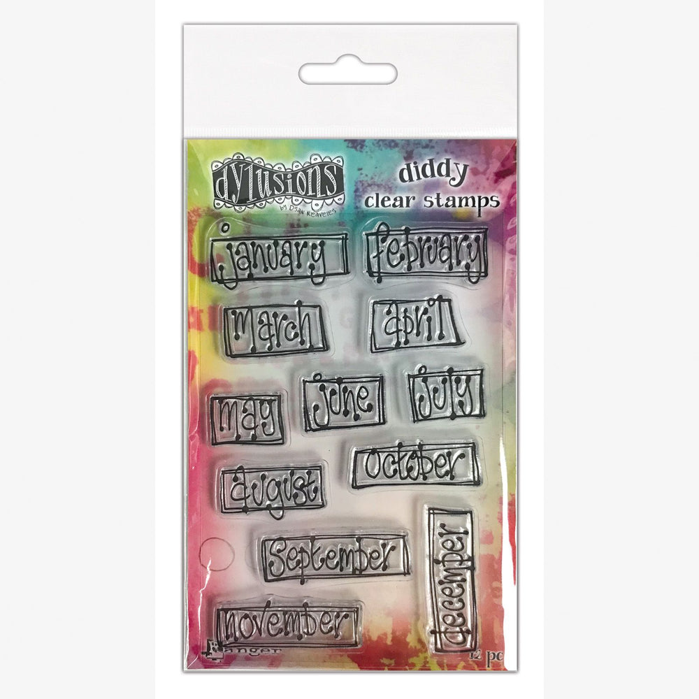 Ranger ink ranger • dylusions diddy clear stamps boxed monthly