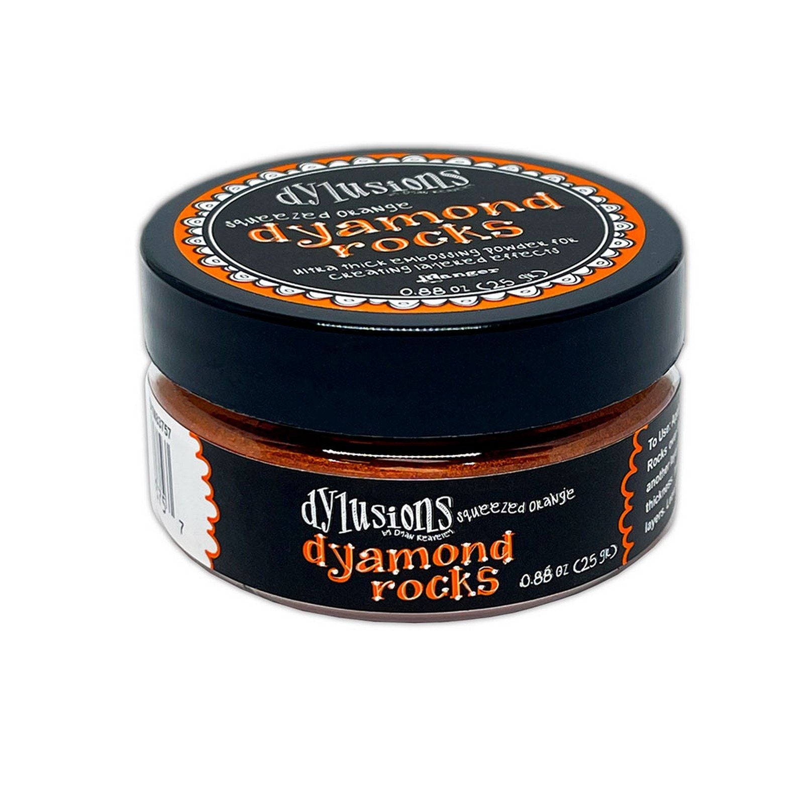 Ranger ink ranger • dylusions dyamond rocks squeezed orange