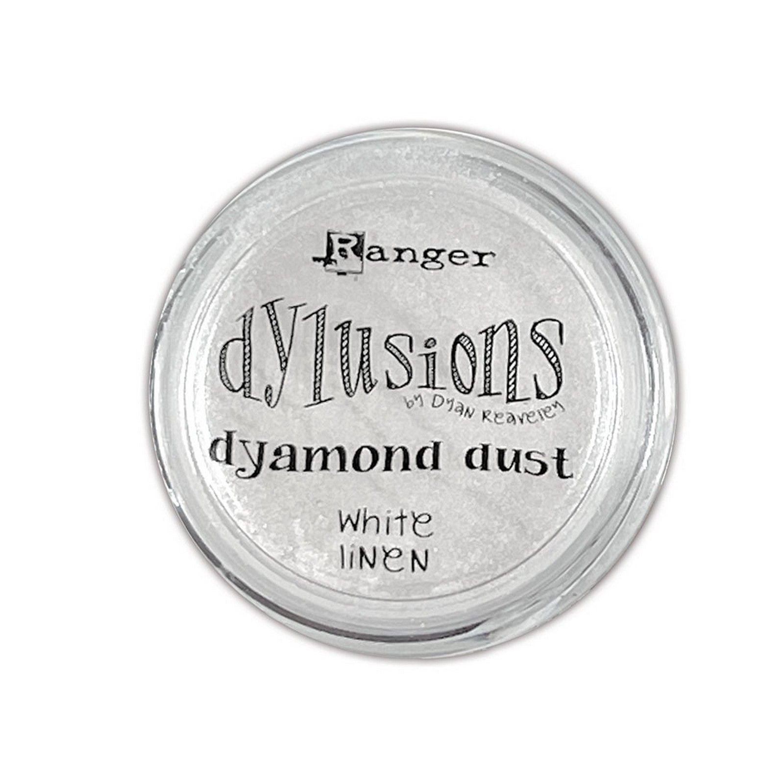 Ranger ink ranger • dylusions dyamond dust white linen