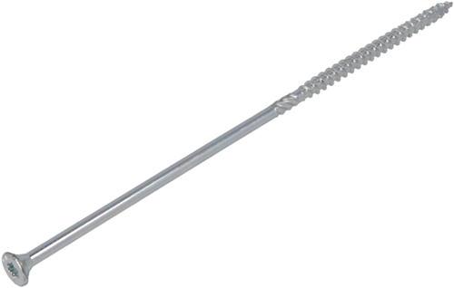 Dynaplus constructieschroef verzinkt platkop deeldraad +snijpunt torx tx30 6.0x160 80 | 100 stuks - 0281.01.51201