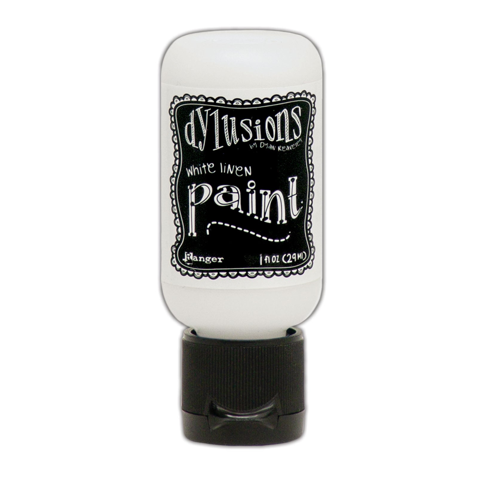 Ranger ink ranger • dylusions paint flip cap bottle white linen 29ml