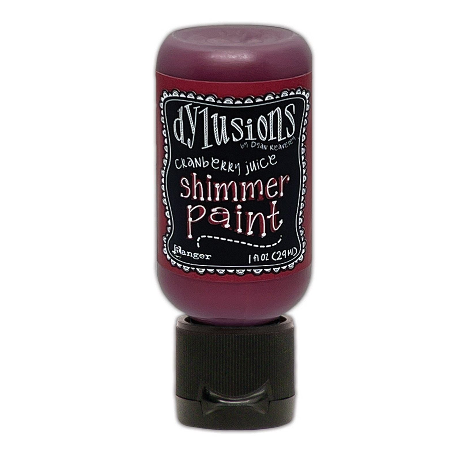 Ranger ink ranger • dylusions shimmer paint cranberry juice