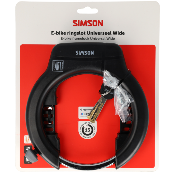 Simson ringslot universeel wide e-bike insteek 80mm art**