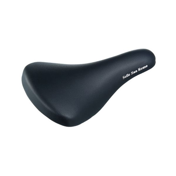 Selle san remo fietszadel kind voor 16-20 kinderfiets - zwart