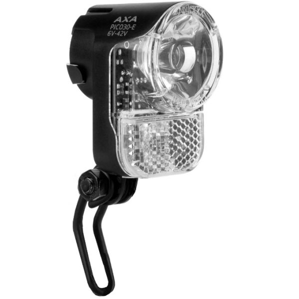 Phare AXA Pico30-E Interrupteur LED dynamo 6-42V on off