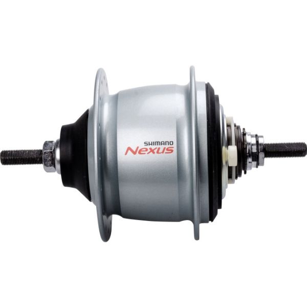 Shimano versnellingsnaaf nexus 8 sg-c6001 voor rollerbrakes velgrem - 36 gaats - zilver
