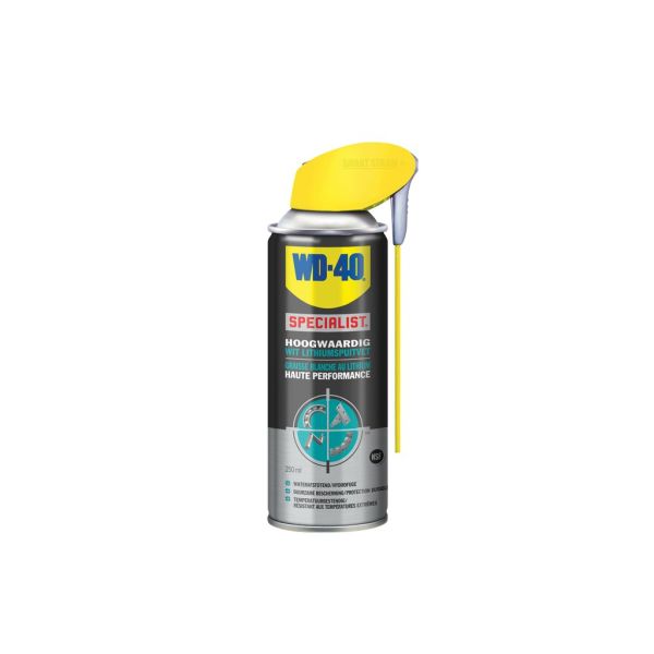 WD40 Specialist® Hoogwaardig Wit Lithiumspuitvet 250ml