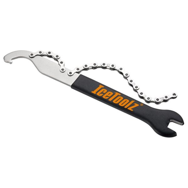 Outil multi-vitesses IceToolz 24034S4 avec clé à pédale, crochet et extracteur de roue libre 1 2x3 32