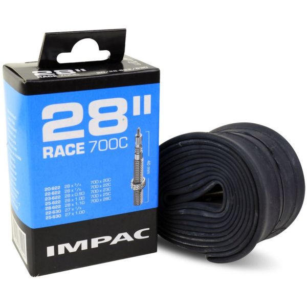 Impac Binnenband (v. Schwalbe) SV28 Race, 28x1 ETRTO 20 28-622 630, Ventiel: Frans 40mm