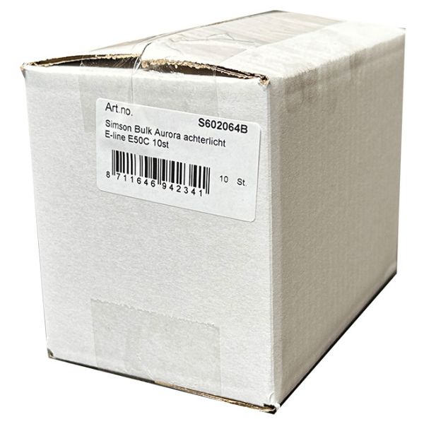 Rema tip top nederland b.v. simson s602064b bulk aurora achterlicht e-line e50c 10st