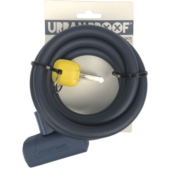 Antivol spirale Urban Proof Ø12mm x 150cm - bleu mat