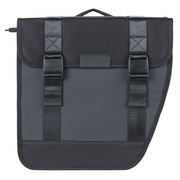 Basil dubbele tas tour waterdicht mik 28l zwart