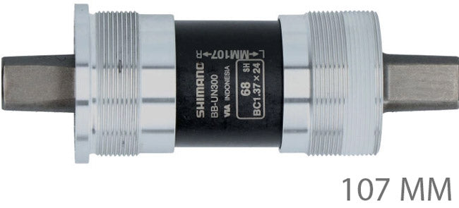 Boitier de pédalier carré Shimano BB-UN300 68mm 110mm - type carter de chaîne