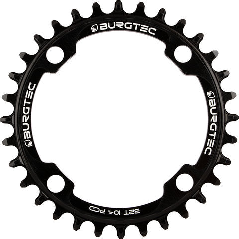 Burgtec 104 mm bcd thick thin chainring for shimano