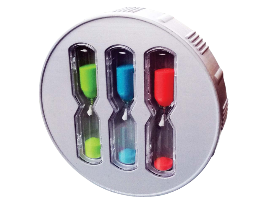 Ecosavers douchecoach - 3 zandlopers - 4-6-8 min