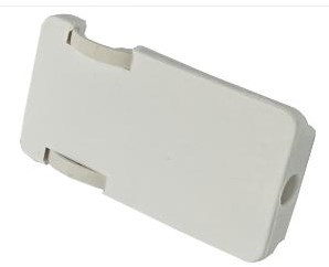 Enzo edm randaarde stekker haaks plat wit - 6141350