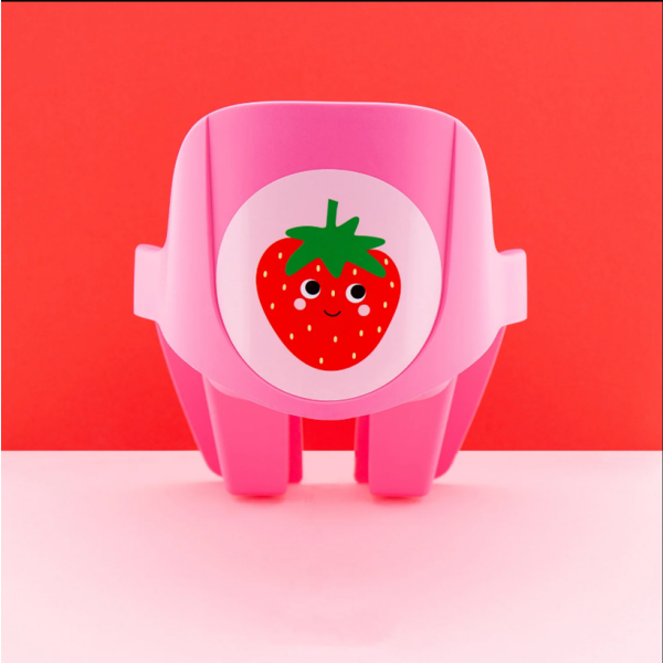 Qibbel widek poppenzitje explorer happy aardbei roze
