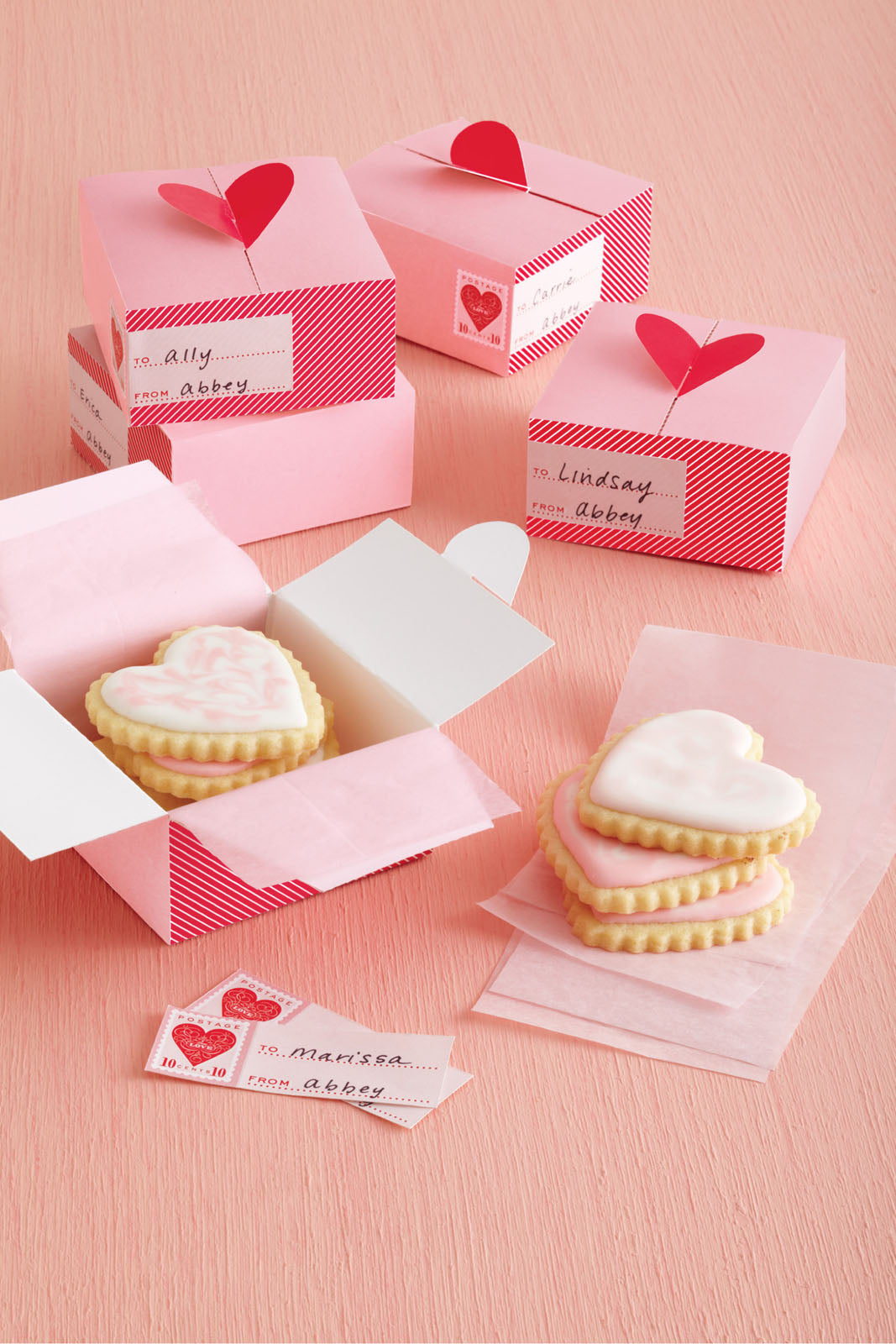 Martha stewart • valentine heart treat box